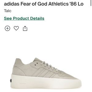 Sold out Fear of God + Adidas collaboration shoe